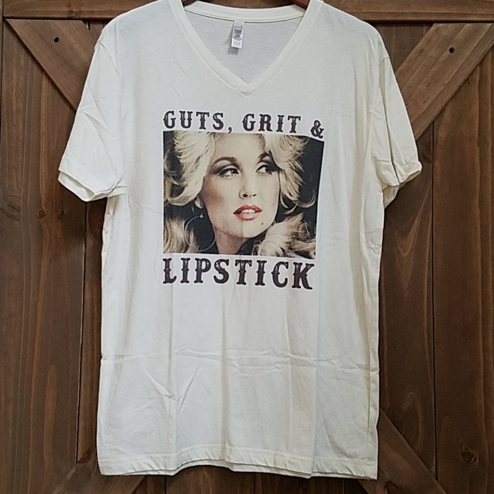 Vee Neck Tee "Dolly"